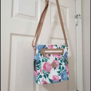 Floral Leather Purse